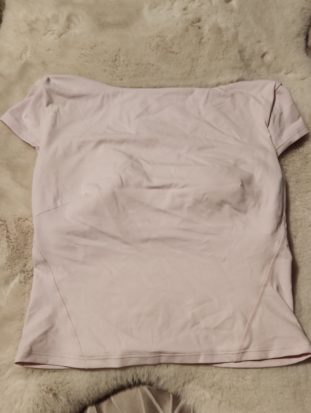 Lululemon Open-Back Cropped Top With Built-In Bra -NWOT